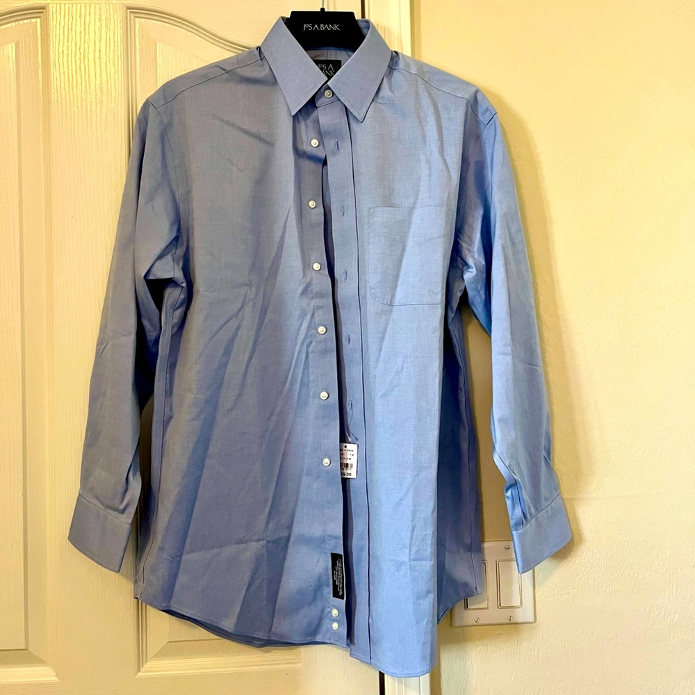 NWT- Men’s Dress Shirt - 15 1/2 x 33- Blue